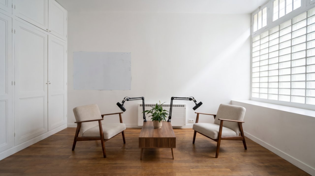 Bureau Maison Ciel — setup podcast